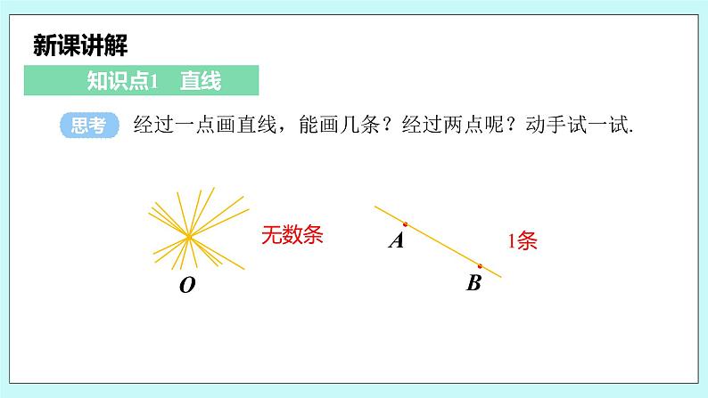 沪科版数学七年级上册 4.2《线段、射线、直线》精品PPT课件第5页