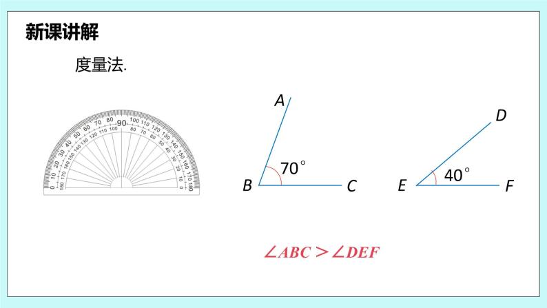 沪科版数学七年级上册 4.5《角的比较与补（余）角》PPT课件06