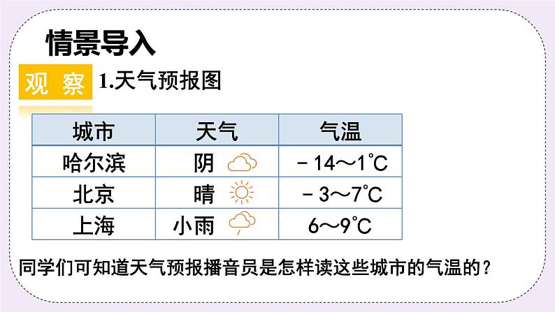 沪科版数学七上1.1.1《正数和负数》课件+教案02