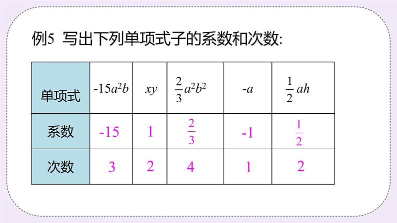 沪科版数学七上2.1《代数式》第3课时 整式 课件+教案05