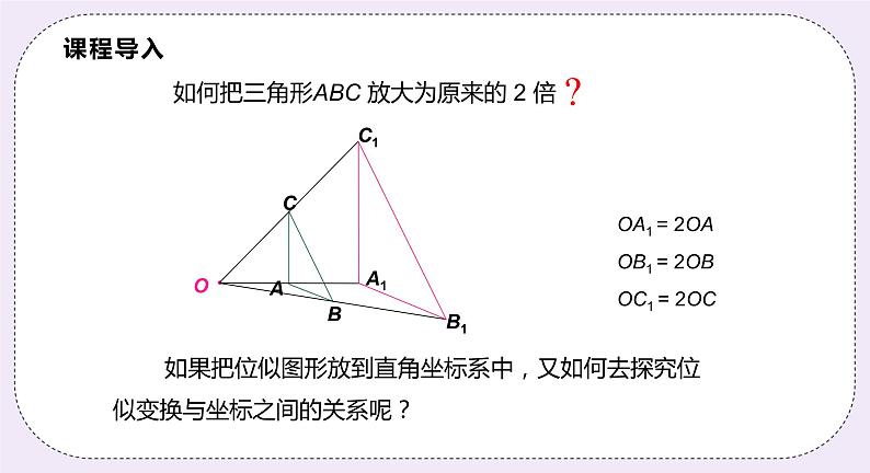 22.4.2 《平面直角坐标系中的位似变换》 课件PPT沪科版数学九上05