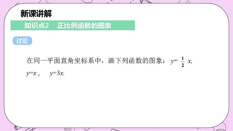 沪科版数学八年级上册 12.2.2《正比例函数的图象与性质》PPT课件06