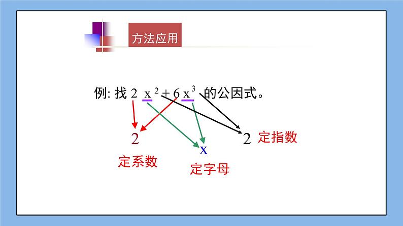 鲁教版五四制数学八上 1.2.1《提公因式法（1）》课件+教案07