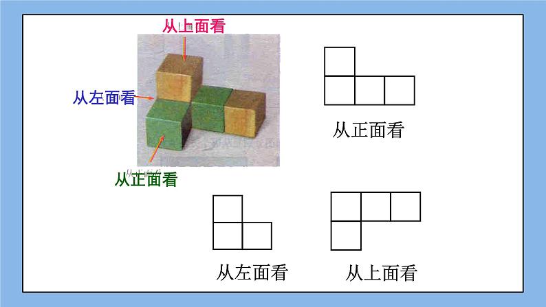 鲁教版五四制数学六上《从三个方向看物体的形状》课件2+教案02