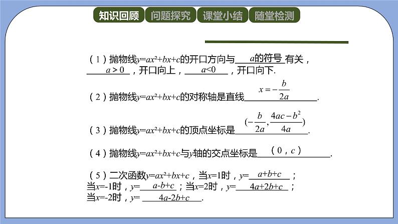 人教版（五四学制）九上数学 28.1.4 二次函数y＝ax^2＋bx＋c的图象和性质第2课时 课件第2页