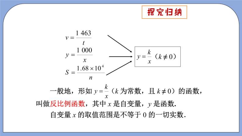 人教版（五四学制）九上数学 29.1.1 反比例函数 课件+教案06