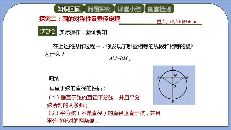 人教版（五四学制）九上数学 31.1.2 垂直于弦的直径 课件+教案06