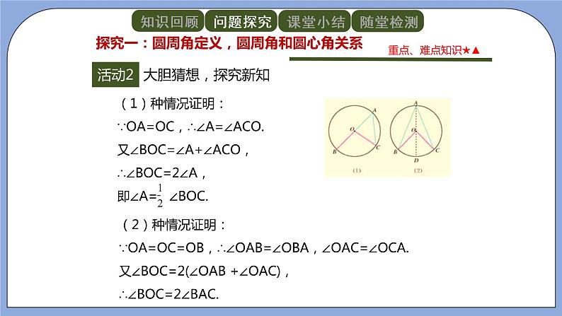 人教版（五四学制）九上数学 31.1.4 圆周角第1课时 课件+教案07