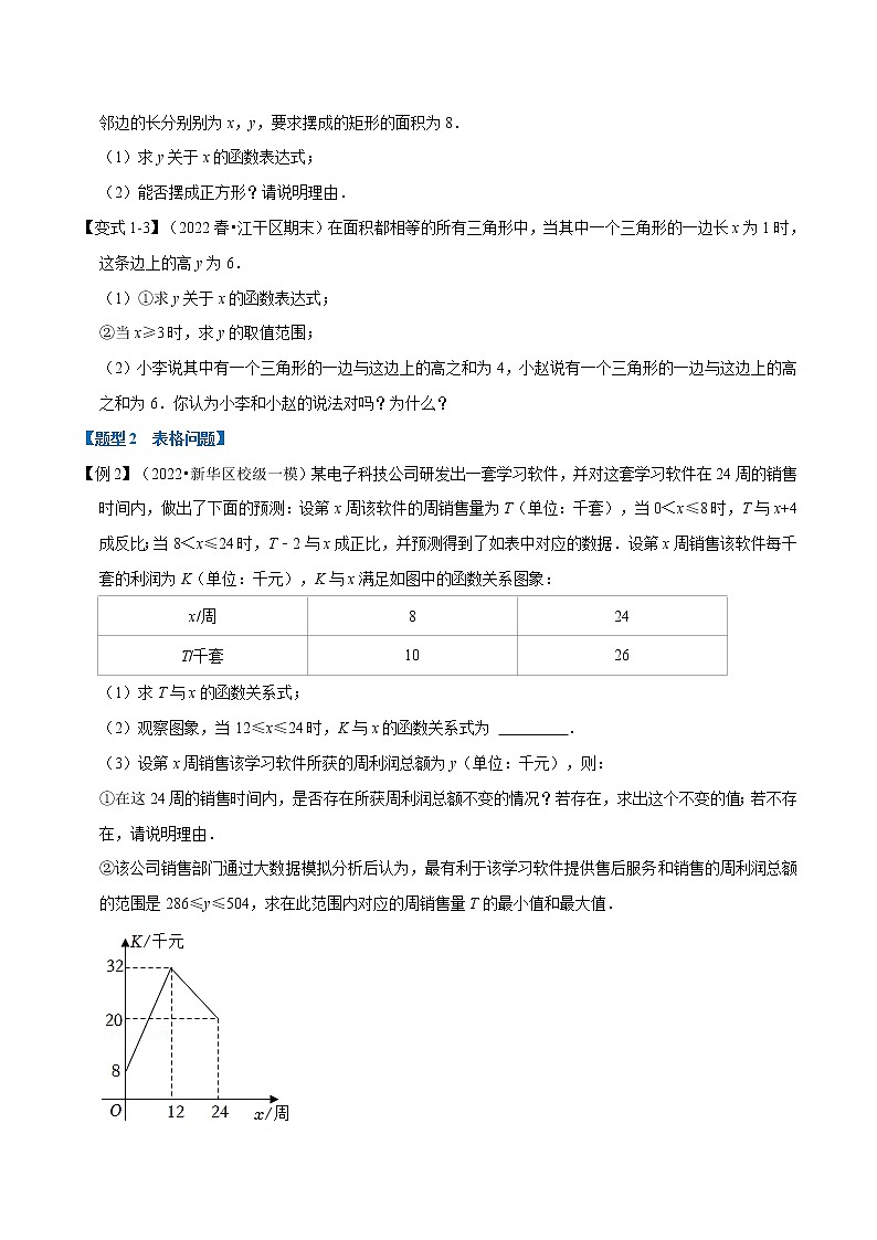 专题26.2 反比例函数的应用【六大题型】（举一反三）（人教版）（原卷版）第2页