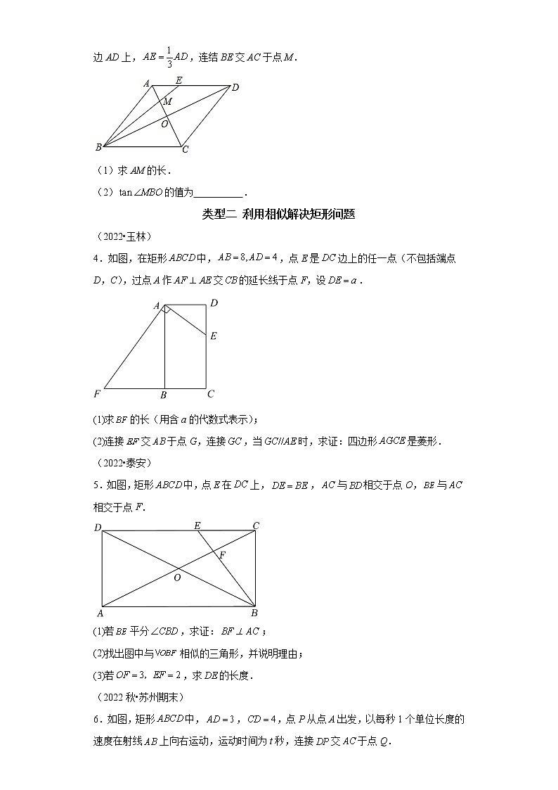 专题34 利用相似解决四边形问题-2023年中考数学二轮专题提升训练第2页
