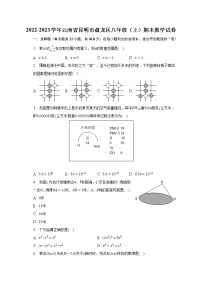 2022-2023学年云南省昆明市盘龙区八年级（上）期末数学试卷(含解析）