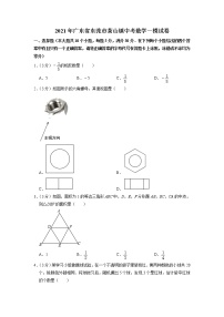 2021年广东省东莞市茶山镇中考数学一模试卷