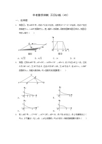 2023年中考数学冲刺百日训练（45）答案