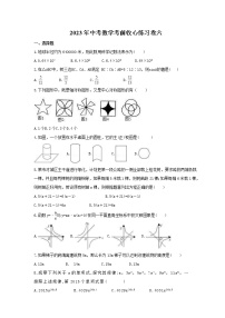 2023年中考数学考前收心练习卷六(含答案)