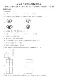 2019年山东省日照市中考数学试卷【附参考答案】