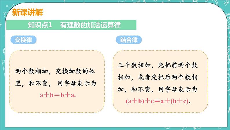 有理数及其运算 4 有理数的加法 课时2 有理数的加法运算律 课件PPT05