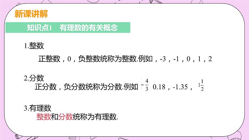 人教版七年级数学上册 第1章 有理数 1.2 有理数 1.2.1 有理数 课件05