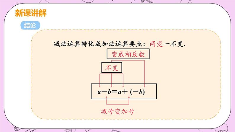 人教版七年级数学上册 第1章 有理数 1.3 有理数的加减法  1.3.2 课时1 有理数的减法第8页