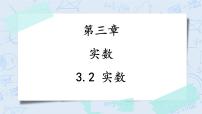 浙教版七年级上册3.2 实数获奖教学ppt课件