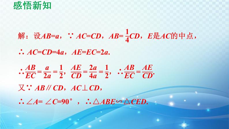 鲁教版（五四制）数学八下9.5 相似三角形判定定理的证明 导学课件07