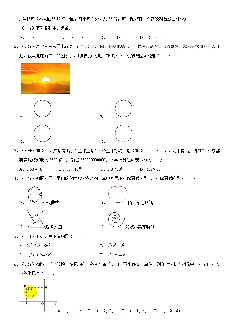 2023年四川省雅安中学中考数学一模试卷01