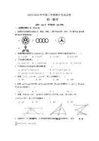 江苏省苏州市高新区2022-2023学年七年级下学期期中考试数学试卷