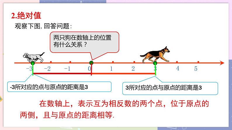 北师大版中学数学七年级上2.3 绝对值 教学课件第8页