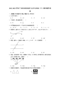 广东省东莞市虎门第五中学2022-2023学年七年级下学期期中数学试卷+