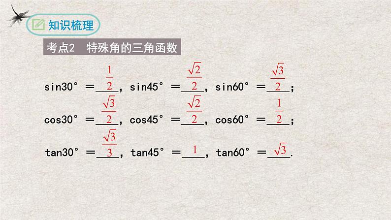 第二十八章 锐角三角函数复习【知识梳理】——2022-2023学年人教版数学九年级下册单元综合复习04