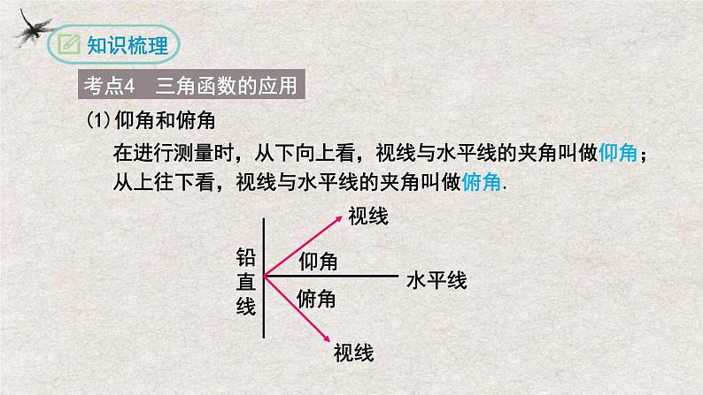 第二十八章 锐角三角函数复习【知识梳理】——2022-2023学年人教版数学九年级下册单元综合复习06