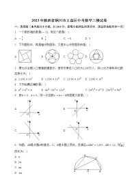 2023年陕西省铜川市王益区中考数学三模试卷（含答案）