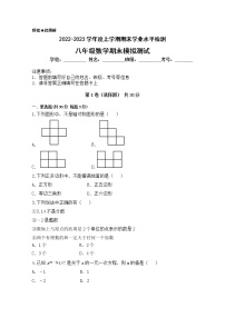 山东省德州市2022-2023学年八年级上学期数学期末模拟检测