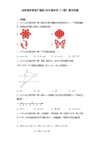 山东省东营市广饶县2023届中考（一模）数学试题