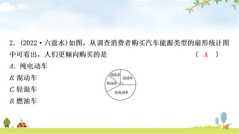 中考数学复习第八章统计与概率第一节统计作业课件第3页