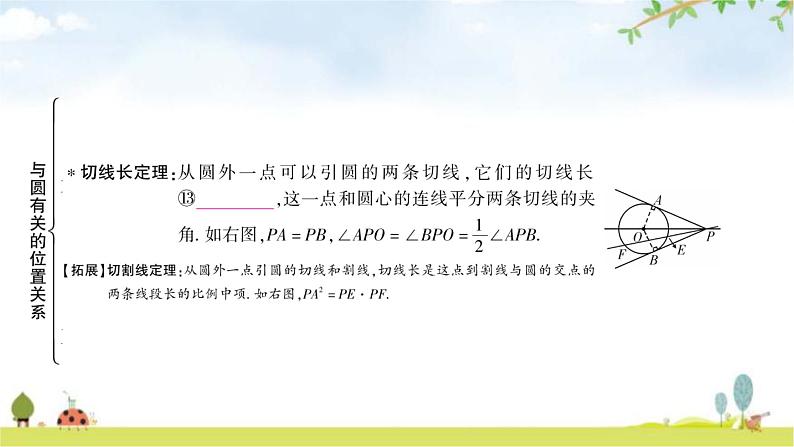 中考数学复习第六章圆第二节与圆有关的位置关系教学课件05