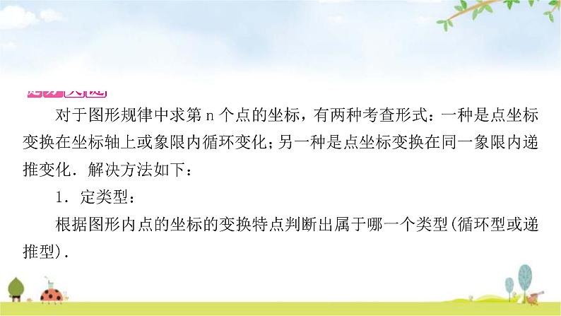 中考数学复习重难点突破一规律探索类型二点的坐标规律教学课件04