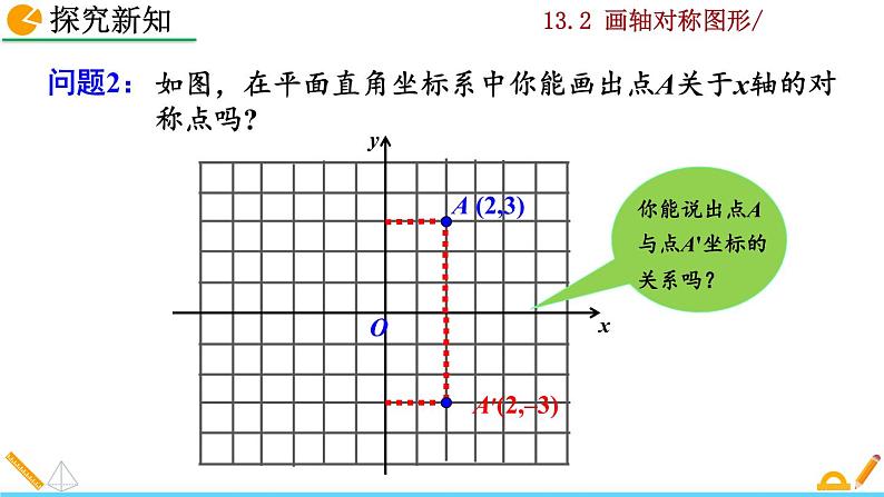 数学八年级上册13.2 画轴对称图形（第2课时）课件PPT06