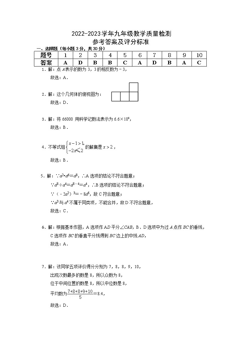 参考答案及评分标准第1页