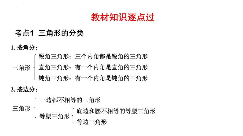 2023年中考数学一轮复习课件：三角形的基本性质第3页