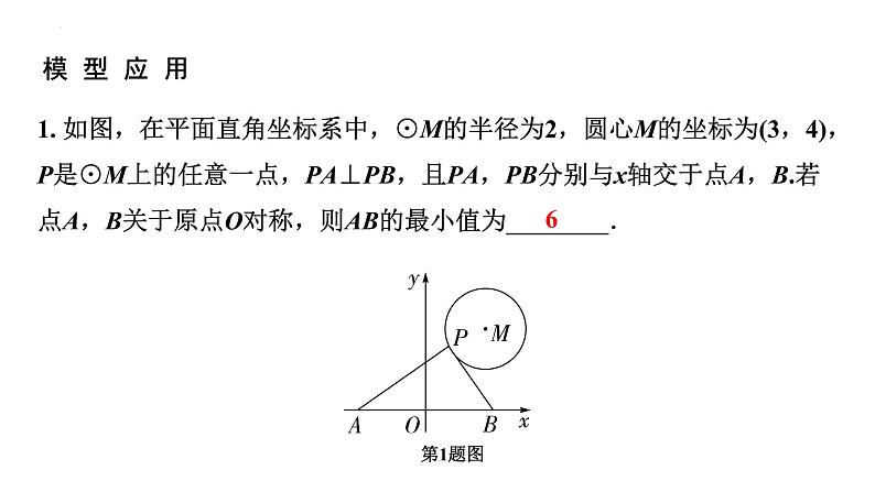 2023年中考数学专项复习课件：辅助圆在解题中的应用第4页