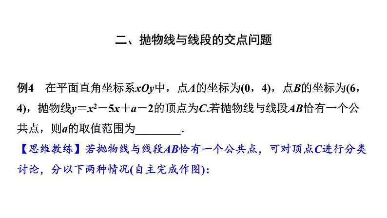 2023年中考数学专项复习课件：抛物线的交点问题第8页