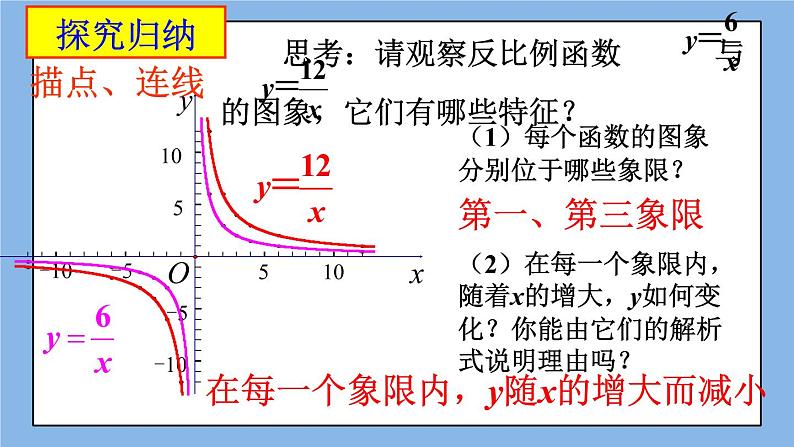 北京课改版 数学九年级上册  19.6 反比例函数的图象、性质和应用 课件04