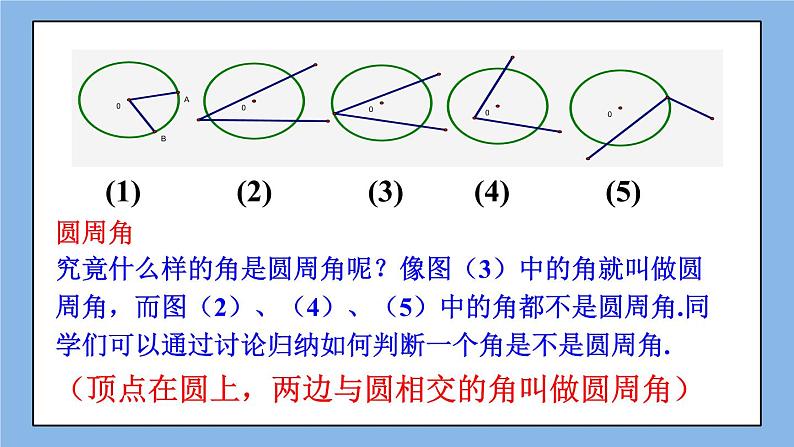 北京课改版 数学九年级上册  21.4 圆周角 课件04