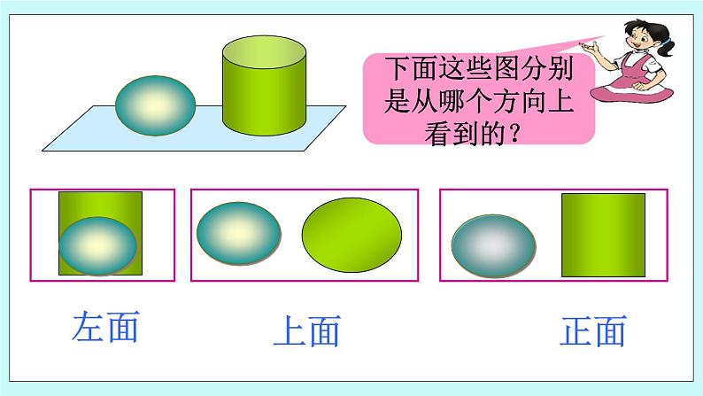 北京课改版 3.3 从不同方向观察立体图形 课件 +反思08