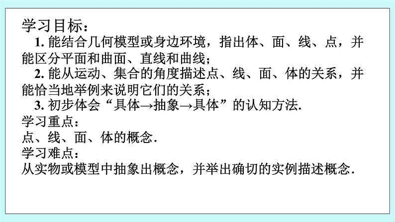 3.4 点、线、面、体 课件第3页