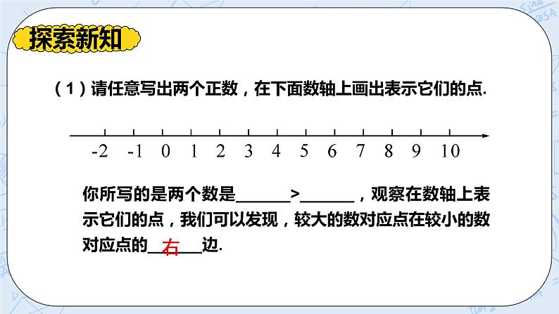 华师数学七年级上册 2.2《数轴》PPT课件03