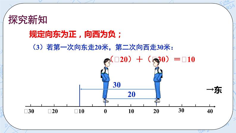 华师数学七年级上册 2.6《有理数的加法》PPT课件05