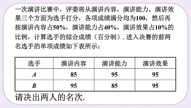 4.1 加权平均数 课件+教案+习题+素材01