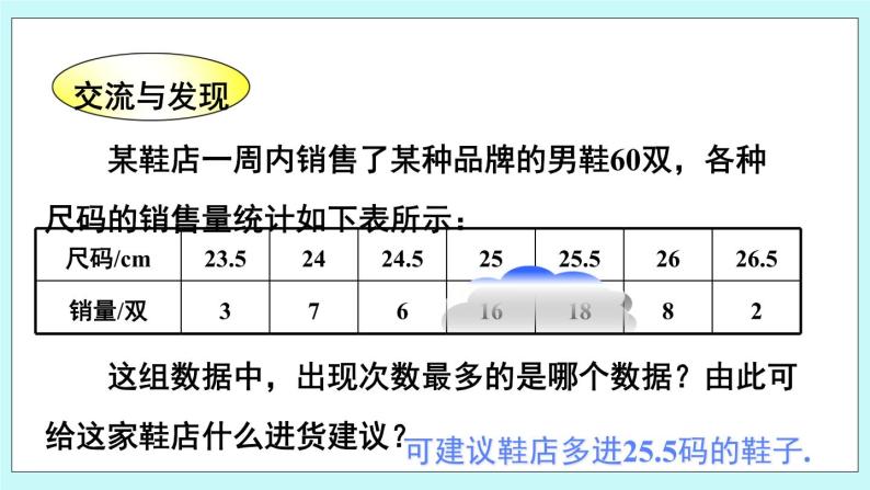 青岛版八年级数学上册 4.3众数  教学课件05