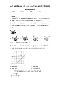 山西省运城市实验中学2022-2023学年八年级下学期期中质量监测数学试题